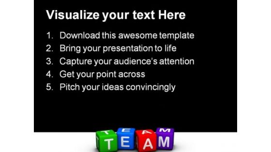 Team01 Business PowerPoint Templates And PowerPoint Backgrounds 0811