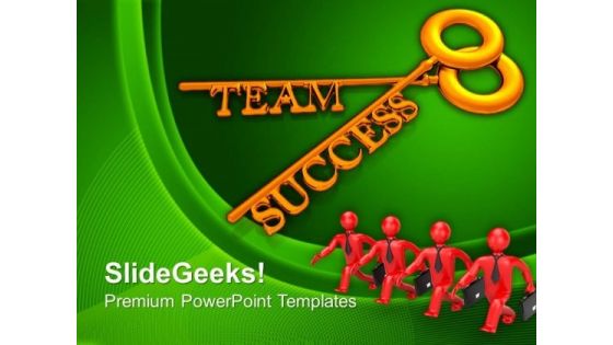 Team And Success Key Business PowerPoint Templates Ppt Backgrounds For Slides 0213