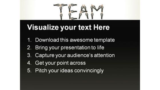 Team Business PowerPoint Templates And PowerPoint Backgrounds 0911