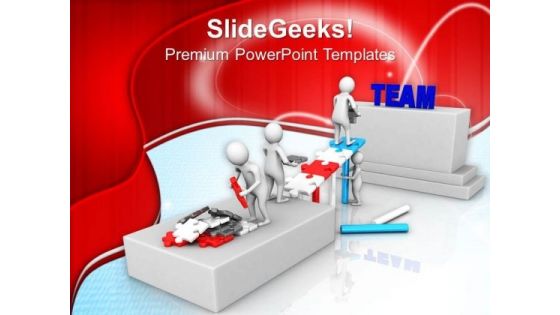 Team Can Build Solution PowerPoint Templates Ppt Backgrounds For Slides 0813
