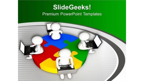 Team Can Easily Fix The Problem PowerPoint Templates Ppt Backgrounds For Slides 0613