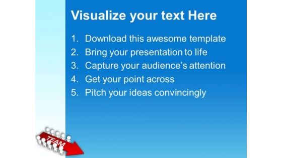 Team Can Show Right Way PowerPoint Templates Ppt Backgrounds For Slides 0713
