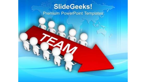 Team Can Show Right Way PowerPoint Templates Ppt Backgrounds For Slides 0713