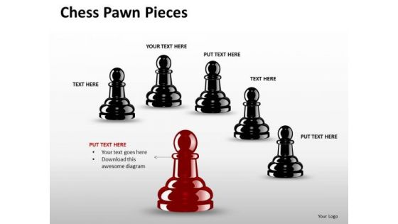 Team Chess Pawn Pieces PowerPoint Slides And Ppt Diagram Templates