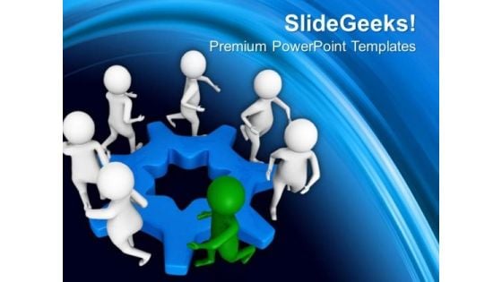 Team Circle For Business PowerPoint Templates Ppt Backgrounds For Slides 0613