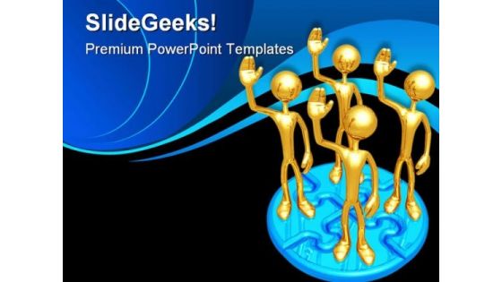 Team Communication PowerPoint Templates And PowerPoint Backgrounds 0611