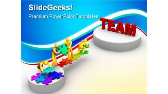 Team Communication PowerPoint Templates And PowerPoint Backgrounds 0811
