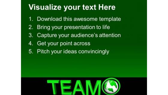 Team Concept Global Business PowerPoint Templates Ppt Backgrounds For Slides 0113