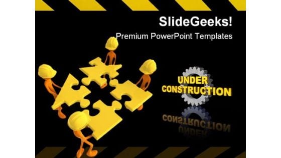 Team Construction PowerPoint Templates And PowerPoint Backgrounds 0711