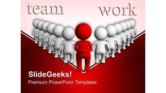 Team Depends On Its Leader PowerPoint Templates Ppt Backgrounds For Slides 0613