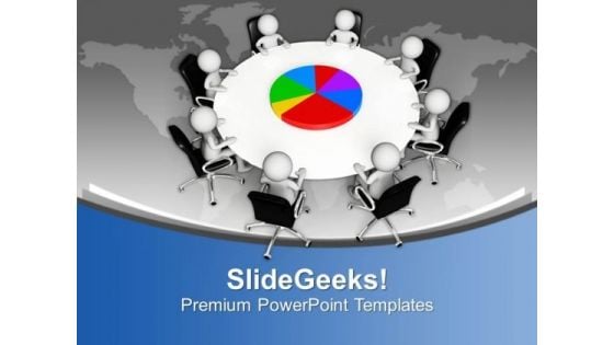 Team Discussion For Improvement In Sales PowerPoint Templates Ppt Backgrounds For Slides 0613