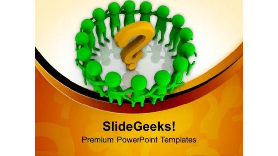 Team Discussion On Finding Answers PowerPoint Templates Ppt Backgrounds For Slides 0713 Team Discussion On Finding Answers PowerPoint Templates Ppt Backgrounds For Slides 0713