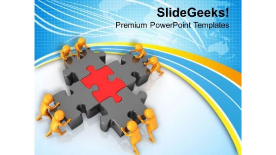 Team Efforts For Finding The Solution PowerPoint Templates Ppt Backgrounds For Slides 0713 Team Efforts For Finding The Solution PowerPoint Templates Ppt Backgrounds For Slides 0713