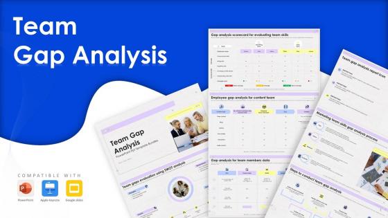 Team Gap Analysis Powerpoint Ppt Template Bundles