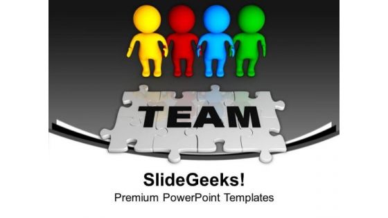 Team Is Part Of Business Success PowerPoint Templates Ppt Backgrounds For Slides 0613