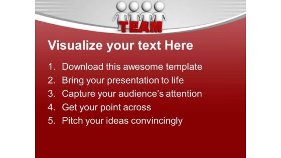 Team Is The Base Of Business PowerPoint Templates Ppt Backgrounds For Slides 0713