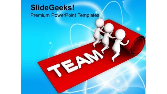 Team Is The Main Part Of Success PowerPoint Templates Ppt Backgrounds For Slides 0813