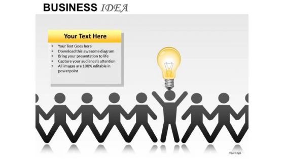 Team Leader Business Idea PowerPoint Slides And Ppt Diagram Templates