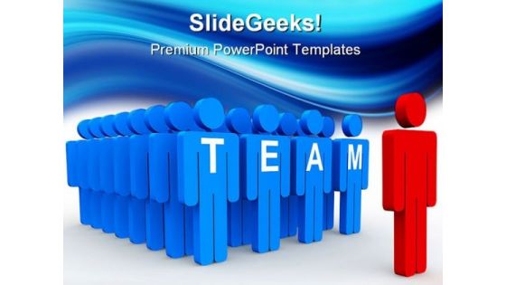 Team Leadership PowerPoint Themes And PowerPoint Slides 0511