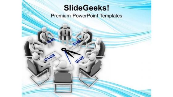 Team Meeting For An Agenda PowerPoint Templates Ppt Backgrounds For Slides 0713