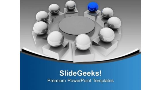 Team Meeting For Business Growth PowerPoint Templates Ppt Backgrounds For Slides 0413