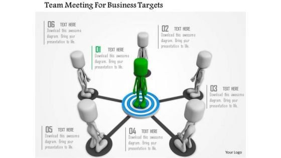 Team Meeting For Business Targets PowerPoint Templates Team Meeting For Business Targets PowerPoint Templates
