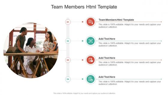 Team Members Html Template In Powerpoint And Google Slides Cpb