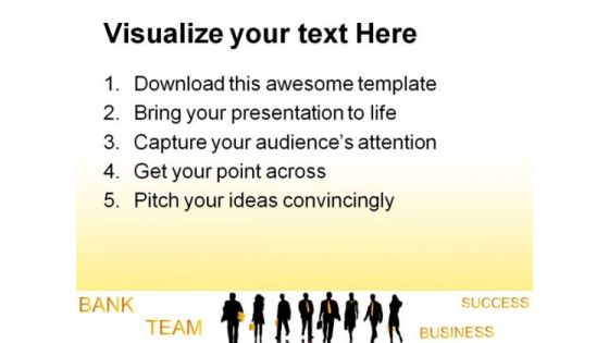Team Of Businessmen Success PowerPoint Themes And PowerPoint Slides 0611