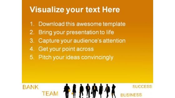 Team Of Businessmen Success PowerPoint Themes And PowerPoint Slides 0611
