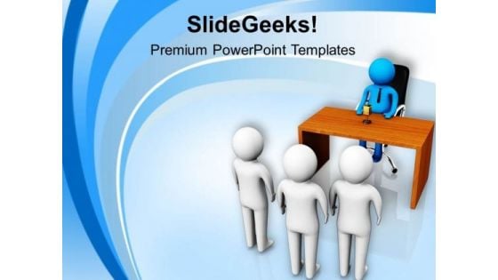 Team Of People With Manager PowerPoint Templates Ppt Backgrounds For Slides 0813