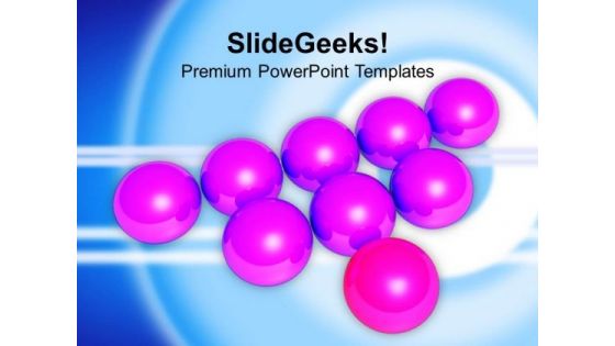Team Of Spheres Business Concept PowerPoint Templates Ppt Backgrounds For Slides 0213