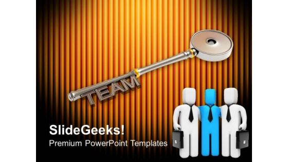 Team Standing Together With Silver Key PowerPoint Templates Ppt Backgrounds For Slides 0213 Team Standing Together With Silver Key PowerPoint Templates Ppt Backgrounds For Slides 0213