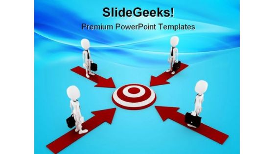 Team Target Business PowerPoint Themes And PowerPoint Slides 0811