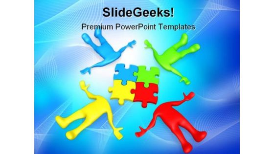 Team Thinking People PowerPoint Templates And PowerPoint Backgrounds 0211