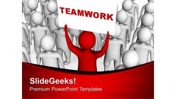 Team Work Key Of Success PowerPoint Templates Ppt Backgrounds For Slides 0413