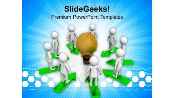 Team Working For Common Goal PowerPoint Templates Ppt Backgrounds For Slides 0813