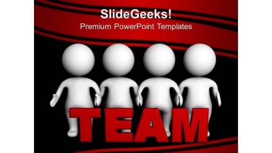 Team Working On New Business Opportunities PowerPoint Templates Ppt Backgrounds For Slides 0613