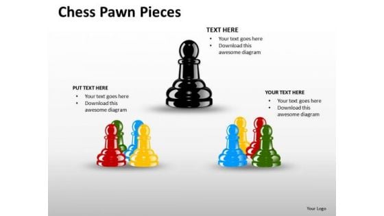 Teams Chess Pawn Pieces PowerPoint Presentation Slides And Ppt Diagrams