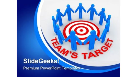 Teams Target Business PowerPoint Templates And PowerPoint Backgrounds 0311