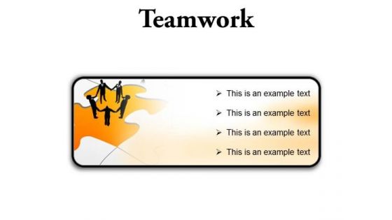 Teamwork01 Business PowerPoint Presentation Slides R