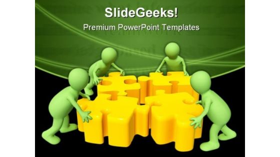 Teamwork01 Business PowerPoint Themes And PowerPoint Slides 0511