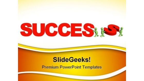 Teamwork01 Success PowerPoint Themes And PowerPoint Slides 0811