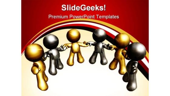 Teamwork02 Business PowerPoint Themes And PowerPoint Slides 0411