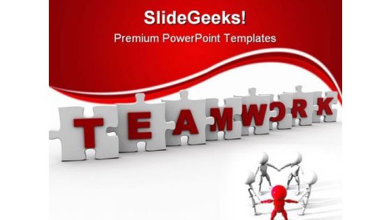 Teamwork04 Business PowerPoint Templates And PowerPoint Backgrounds 0411