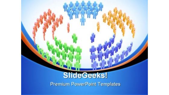 Teamwork04 Business PowerPoint Themes And PowerPoint Slides 0811