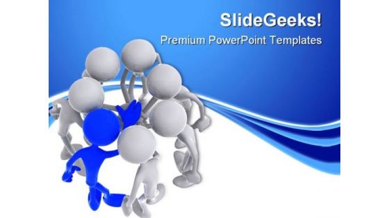 Teamwork07 Leadership PowerPoint Templates And PowerPoint Backgrounds 0811
