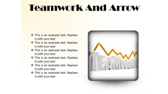 Teamwork And Arrow Success PowerPoint Presentation Slides S