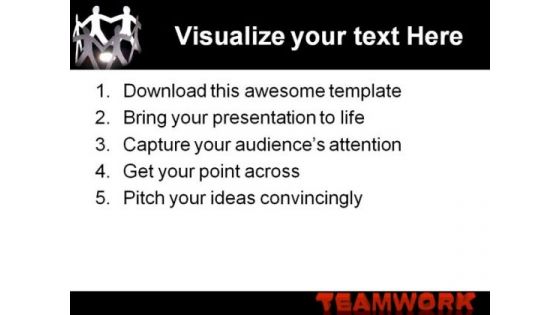 Teamwork And Friendship Communication PowerPoint Themes And PowerPoint Slides 0611