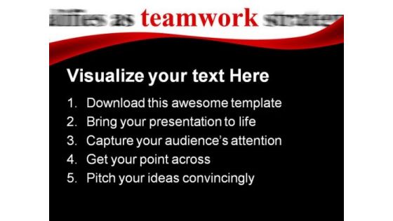 Teamwork Background PowerPoint Themes And PowerPoint Slides 0811