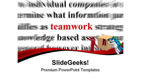 Teamwork Background PowerPoint Themes And PowerPoint Slides 0811